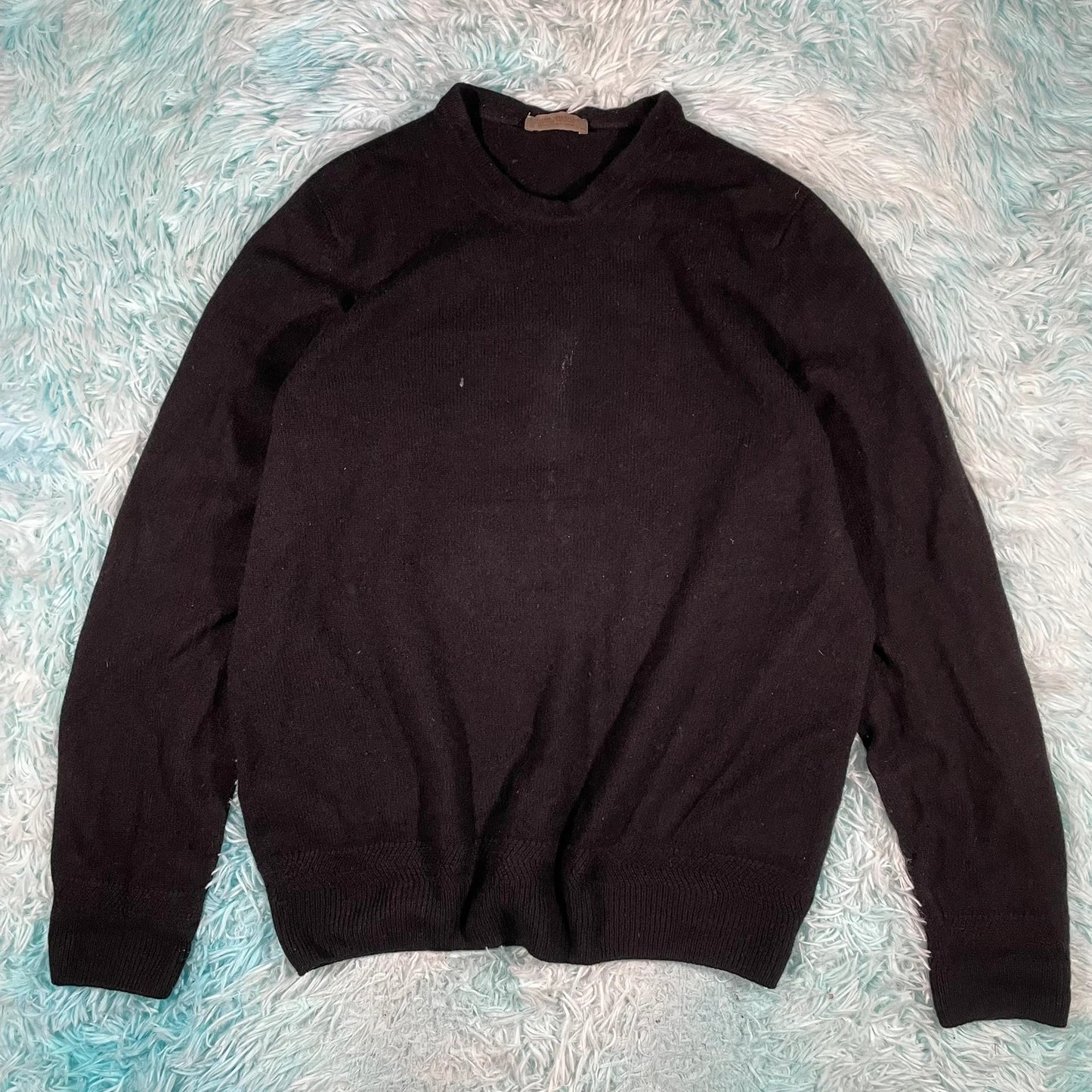 Black John Smedley Cashmere Jumper - XL