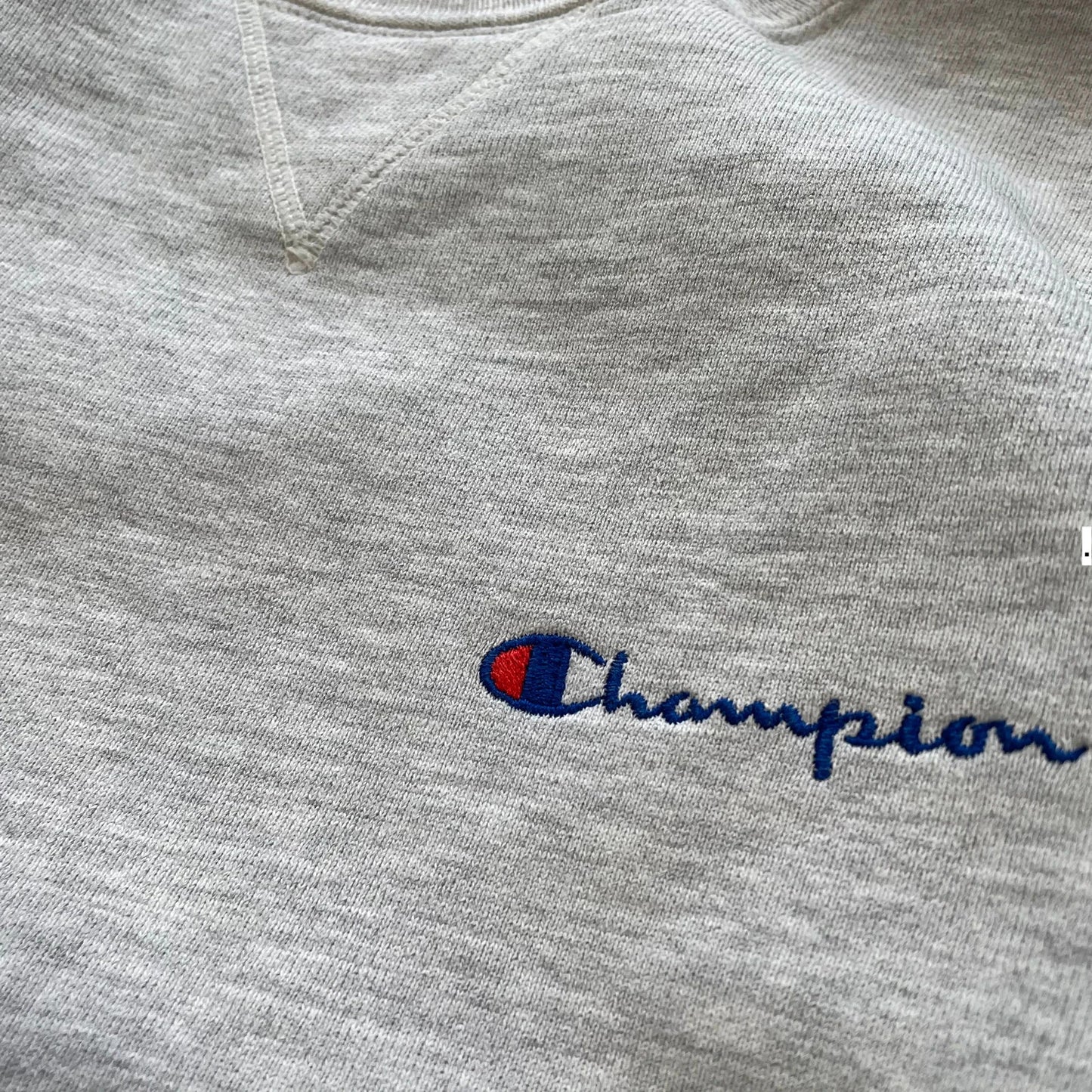 Vintage 90s Grey Champion Sweatshirt - Medium