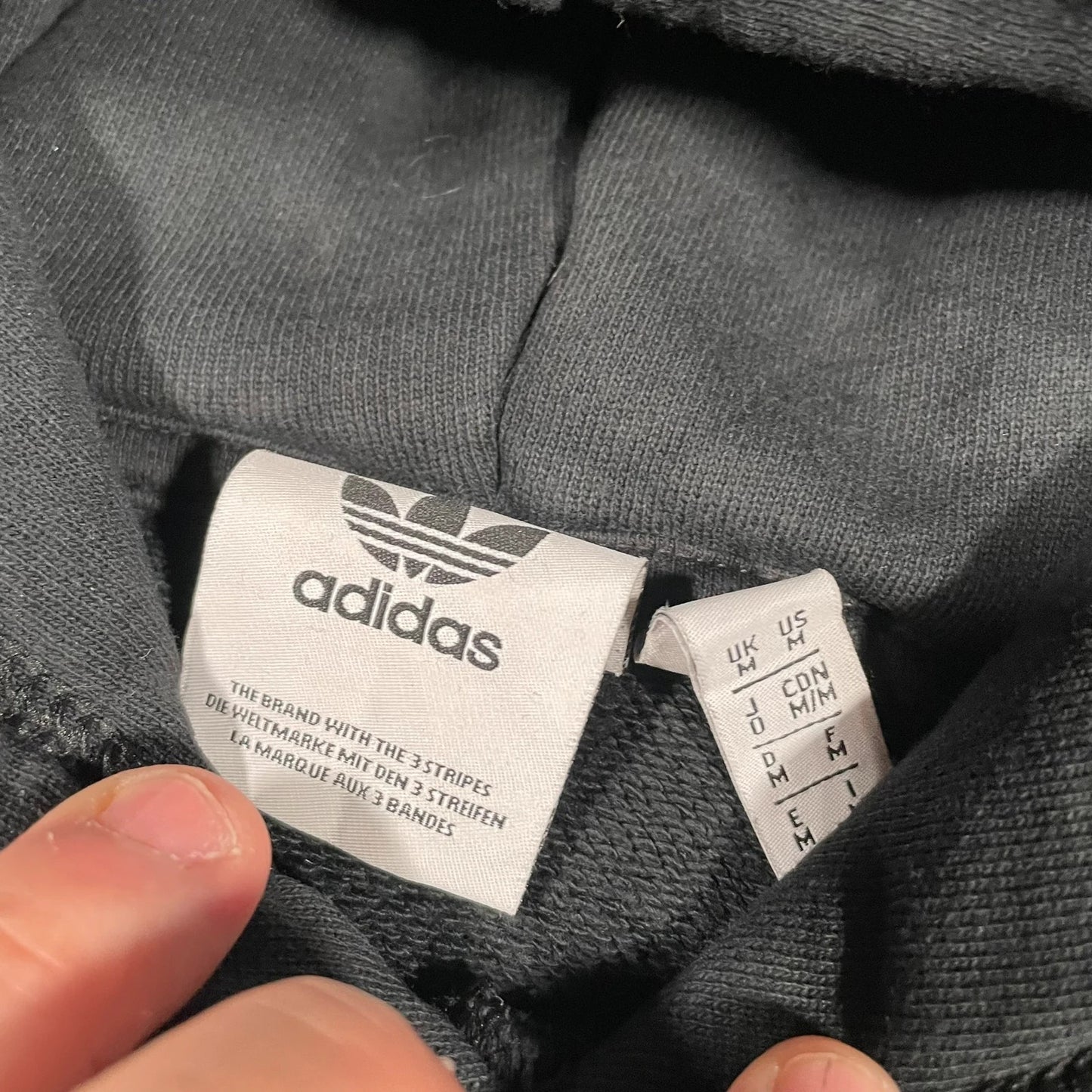 Black Adidas Hoodie - Medium