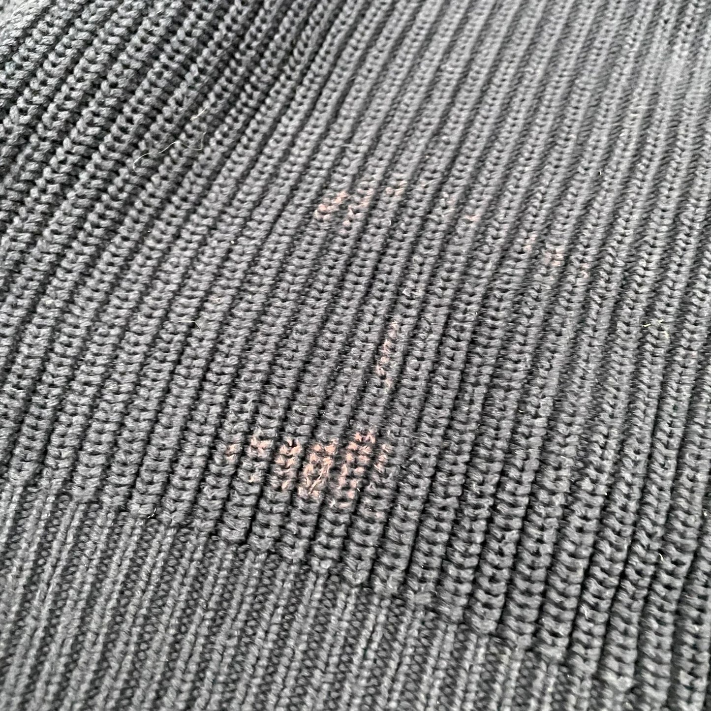 Navy Folk Heavyweight Knitted Jumper - Medium