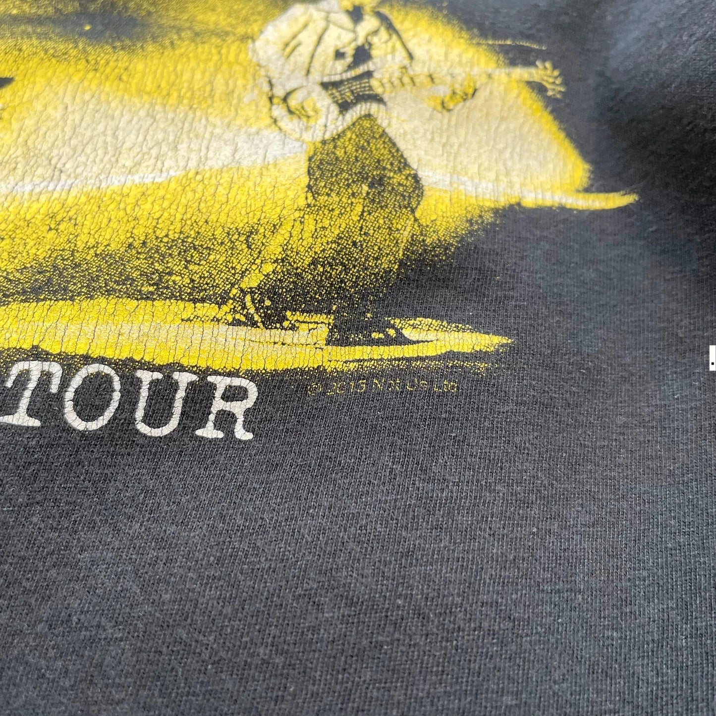 2015 Black U2 Band Graphic T Shirt - Medium