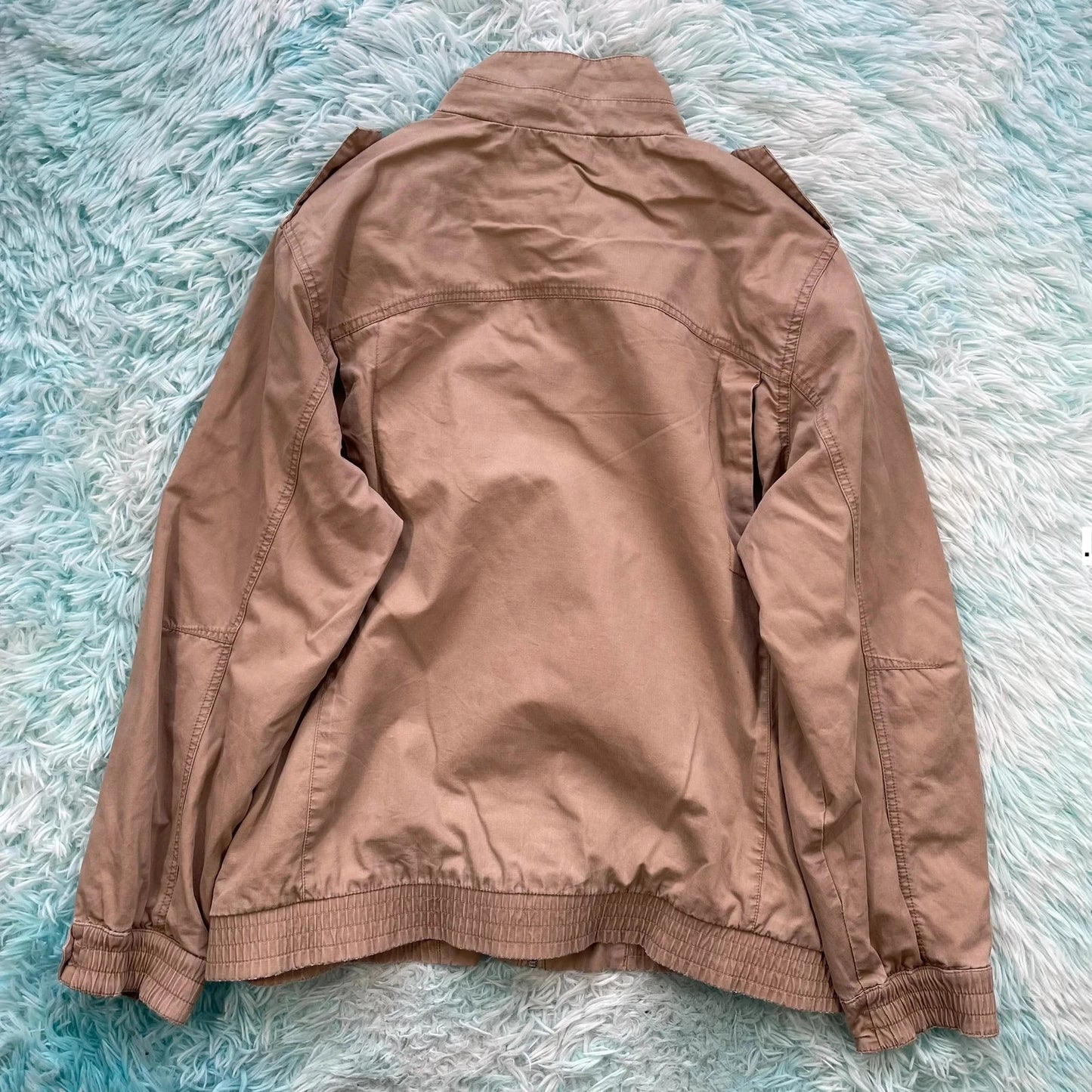 Vintage 00s Beige Nike Canvas Jacket - Medium