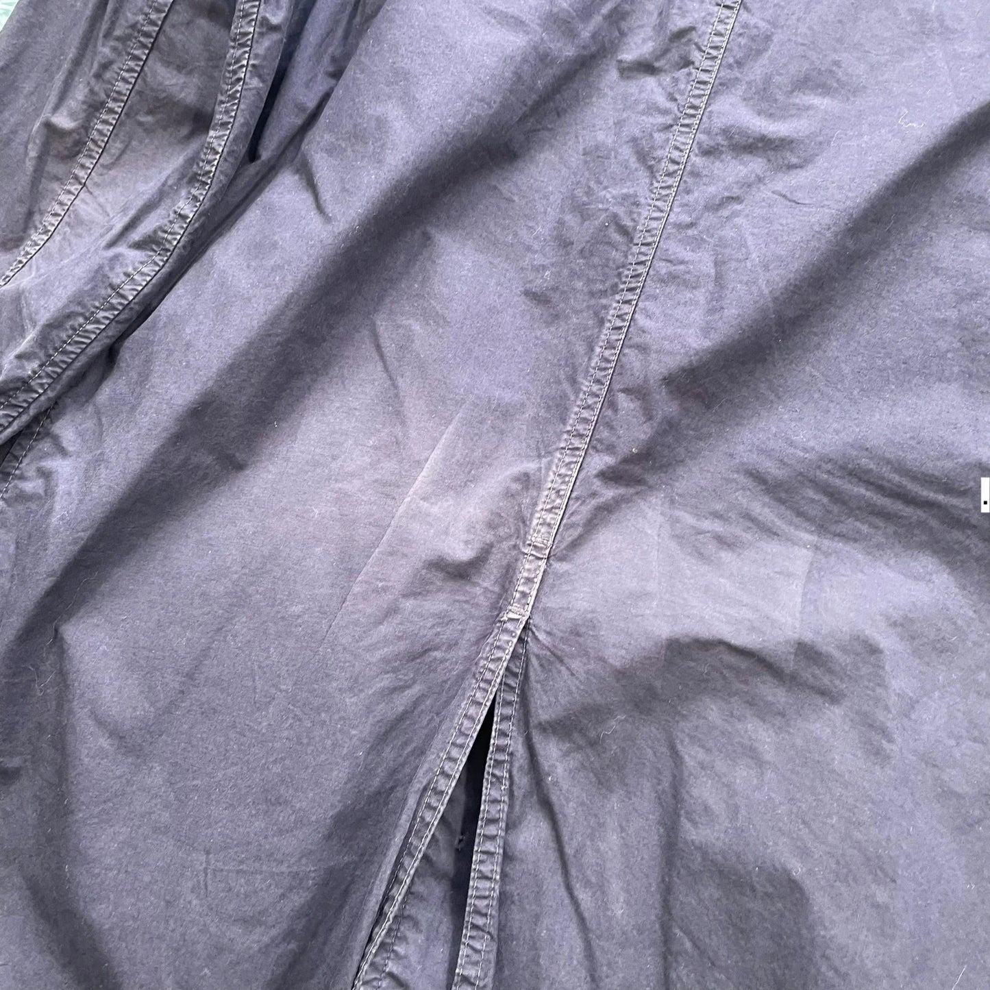 Navy Manual Alphabet Jacket Knee Length - Large