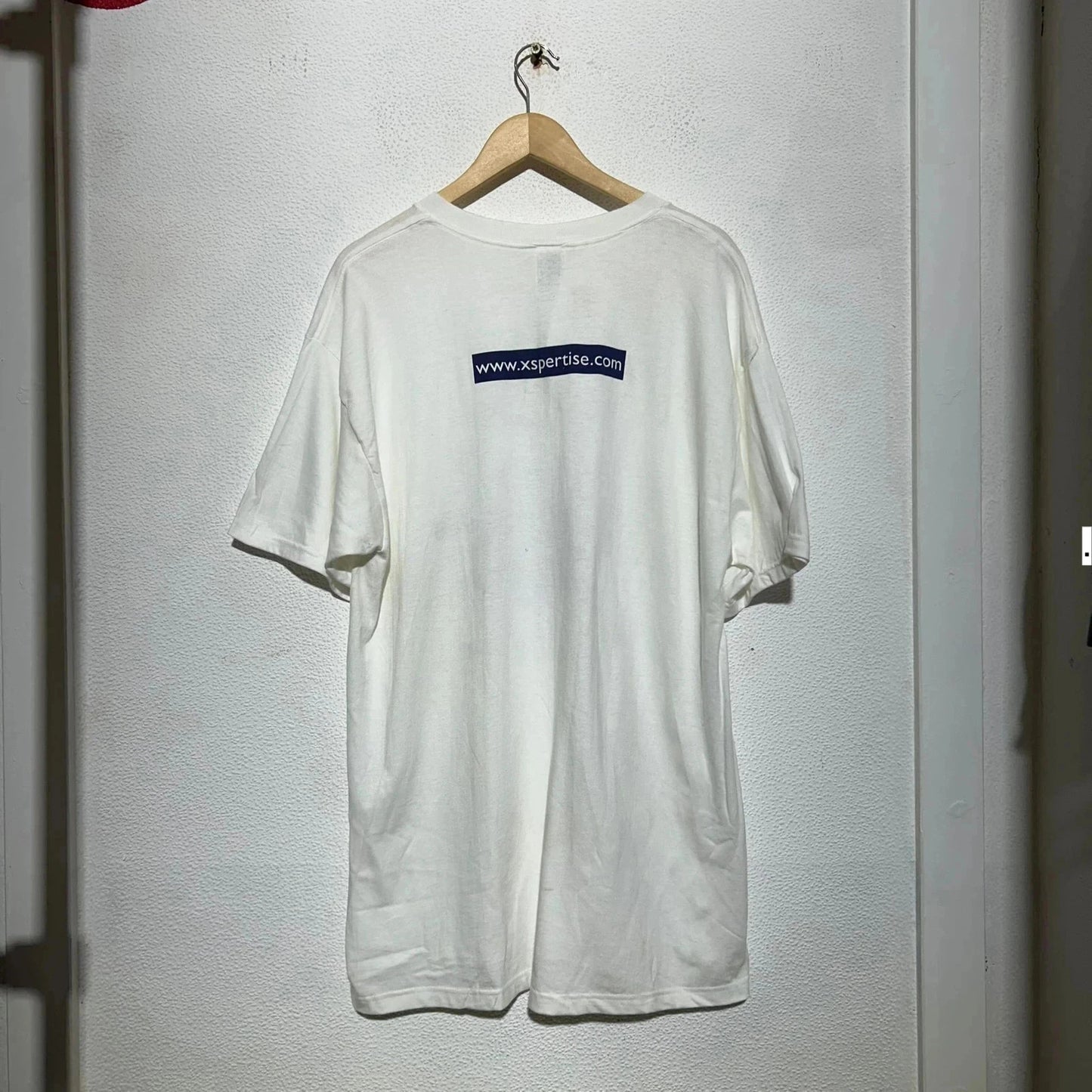 Vintage 90s White Graphic T Shirt - XL