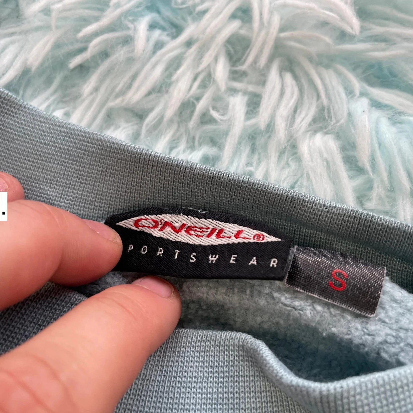 Vintage 90s Baby Blue O’Neill Graphic Sweatshirt - Small