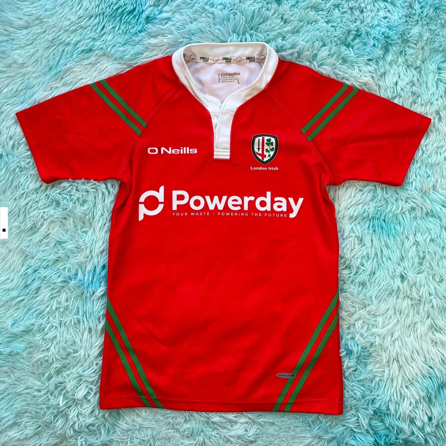 Red London Irish O’Neills Rugby Shirt - Large
