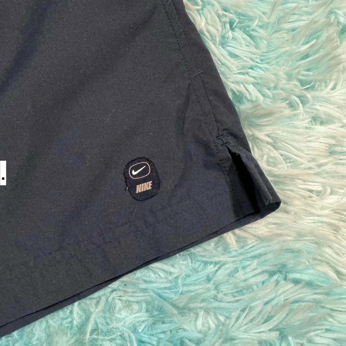 Vintage 00s Navy Nike Swim Shorts - Medium