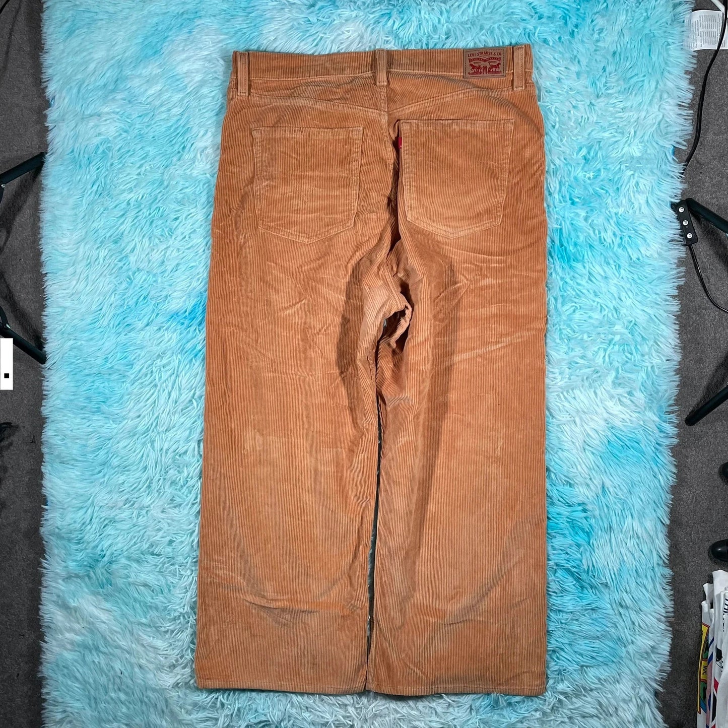 Brown Baggy Levi’s Corduroy Trousers - 34W
