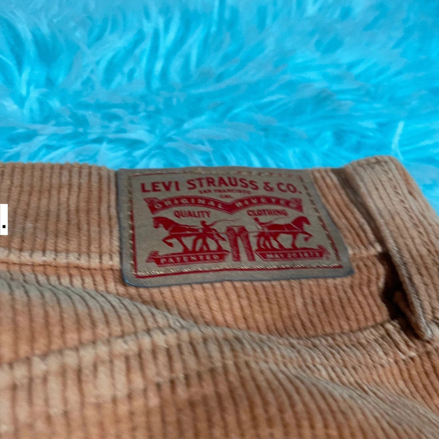 Brown Baggy Levi’s Corduroy Trousers - 34W