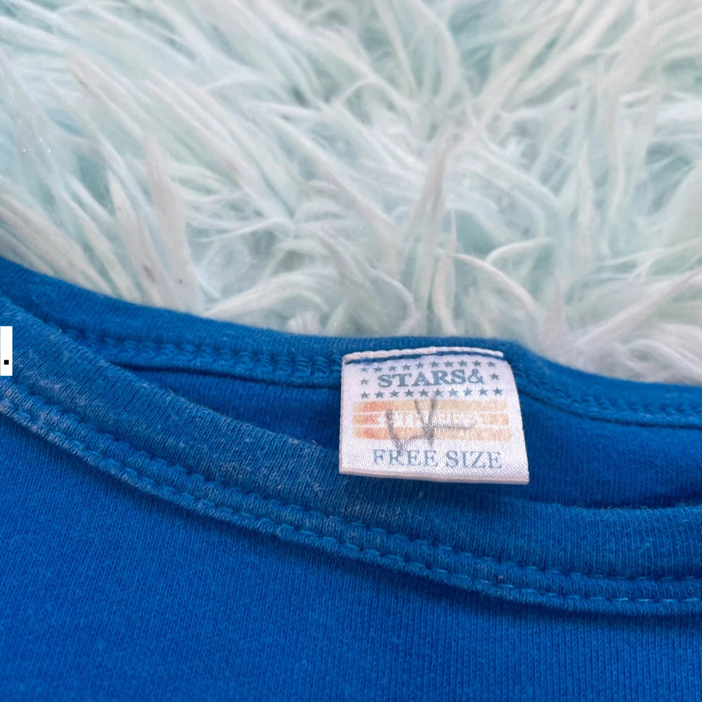 Vintage 00s Blue Brixton Baby Tee T shirt