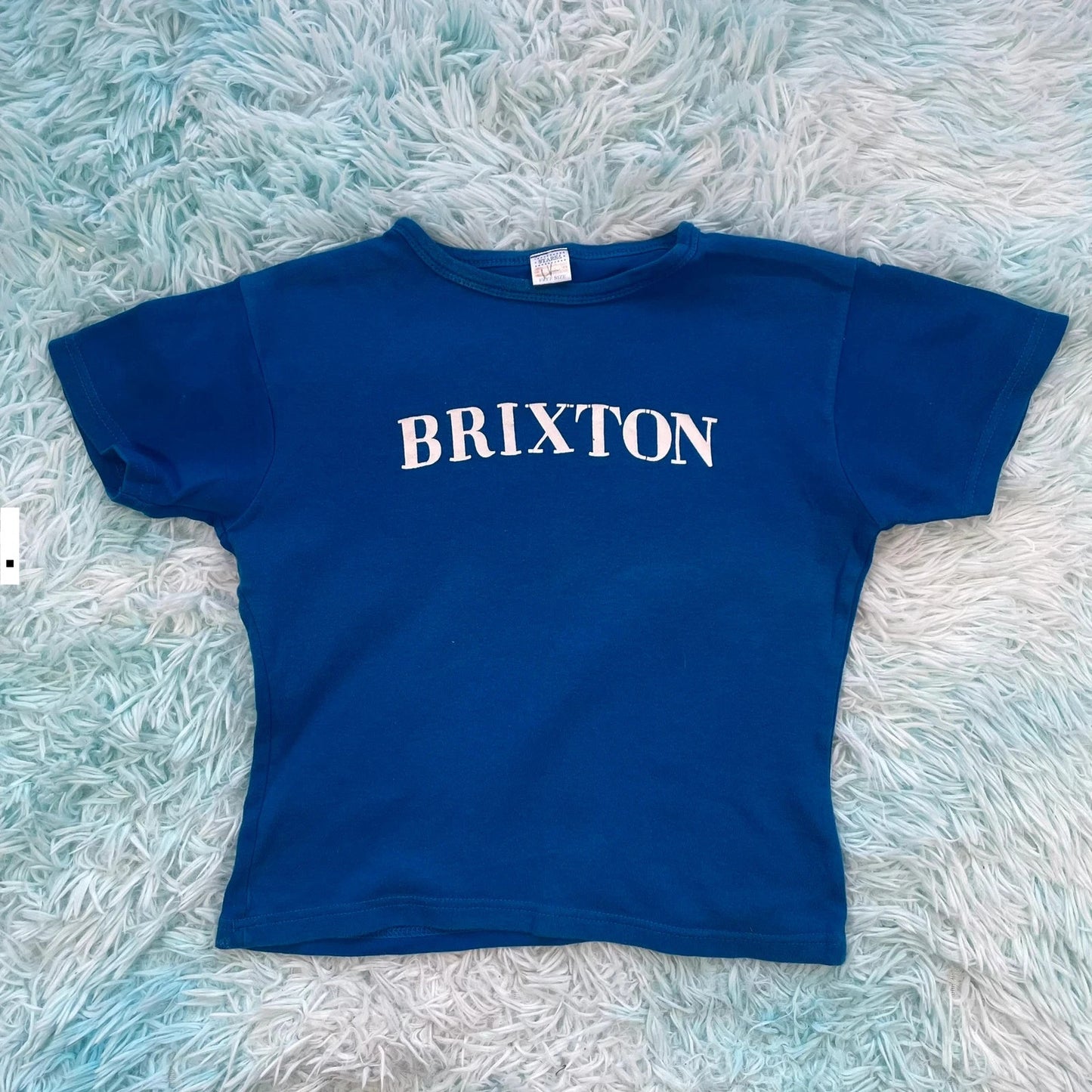 Vintage 00s Blue Brixton Baby Tee T shirt