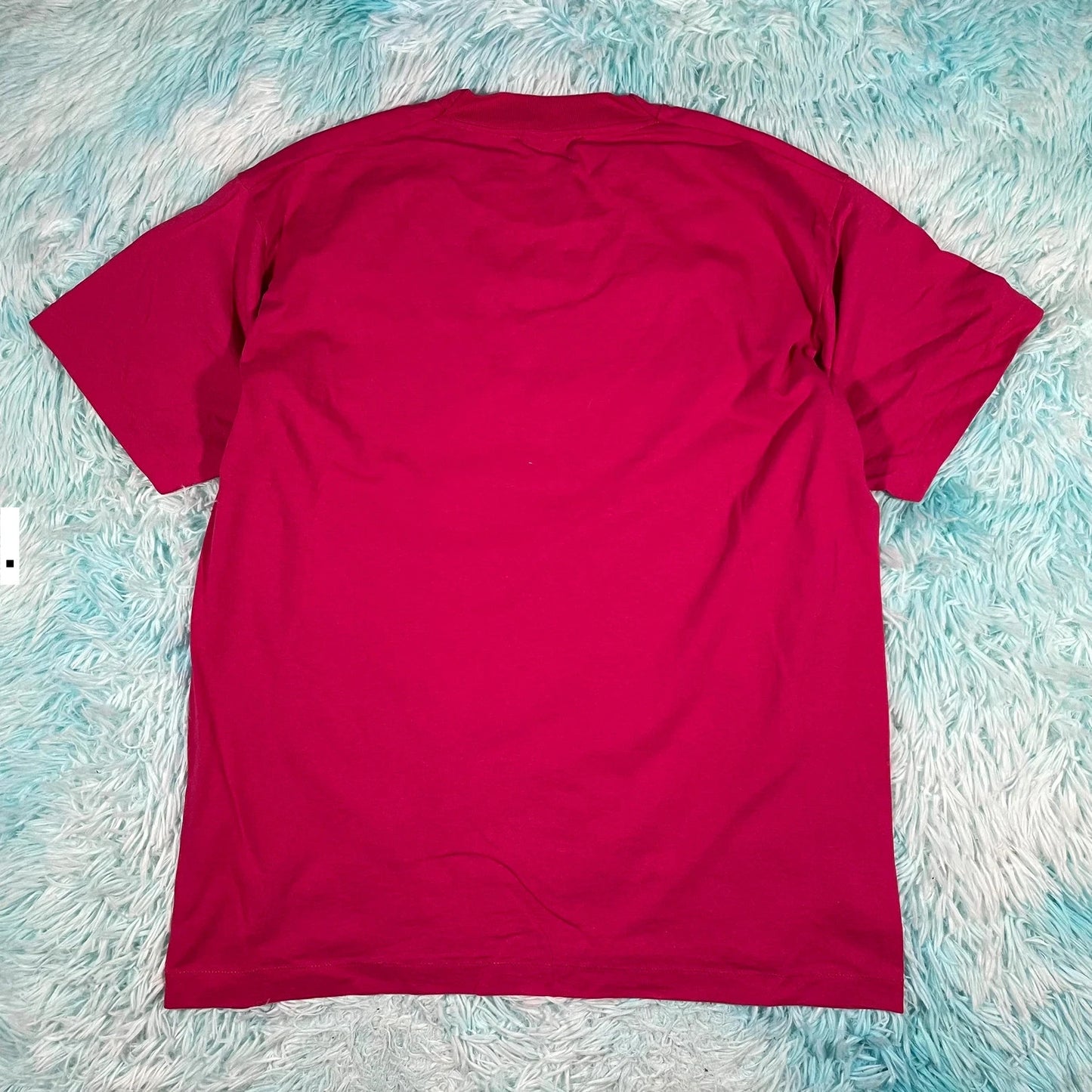 Vintage 90s Pink Screen Stars Blank T Shirt - XL