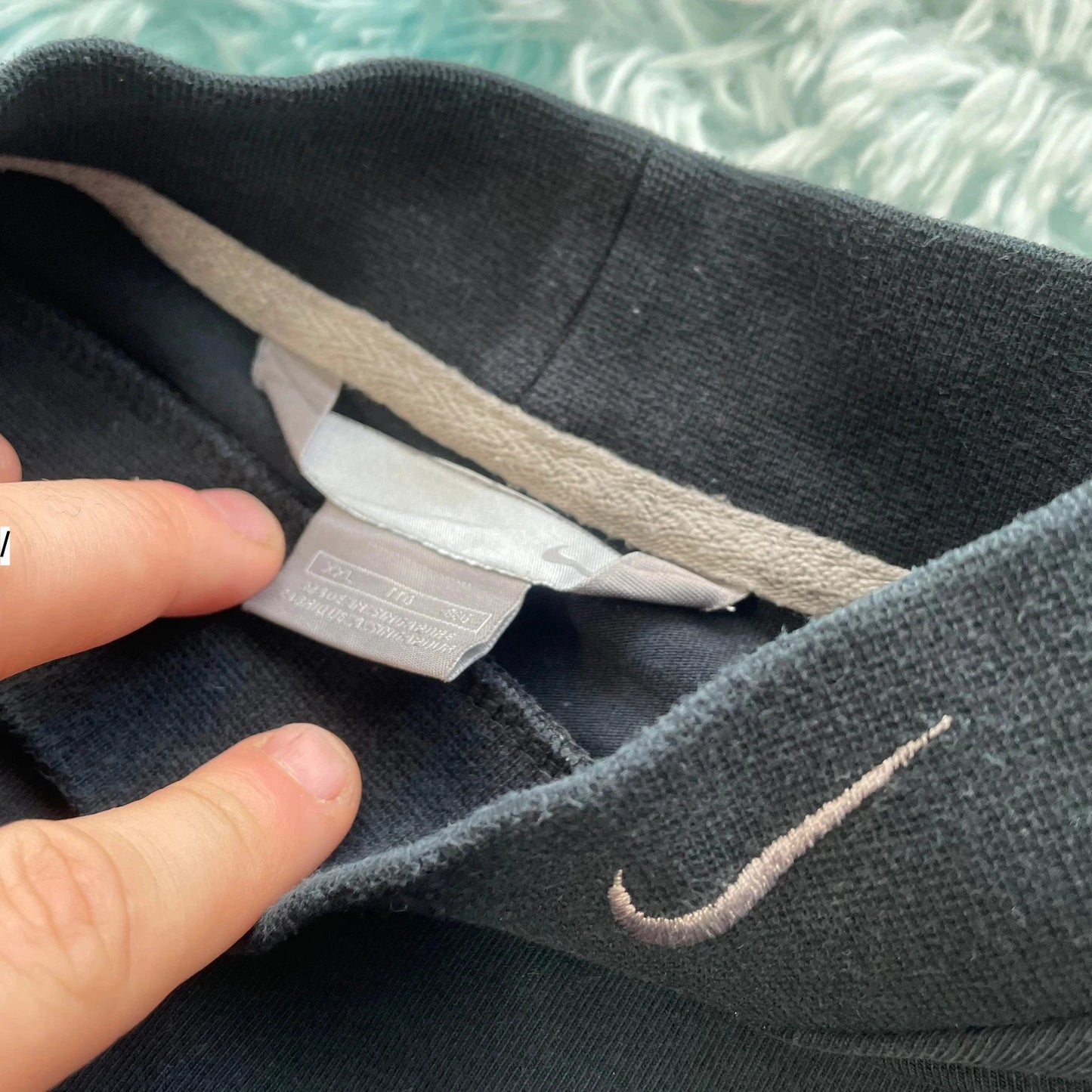 Vintage 90s Grey Nike Mock Neck Sweatshirt - XXL