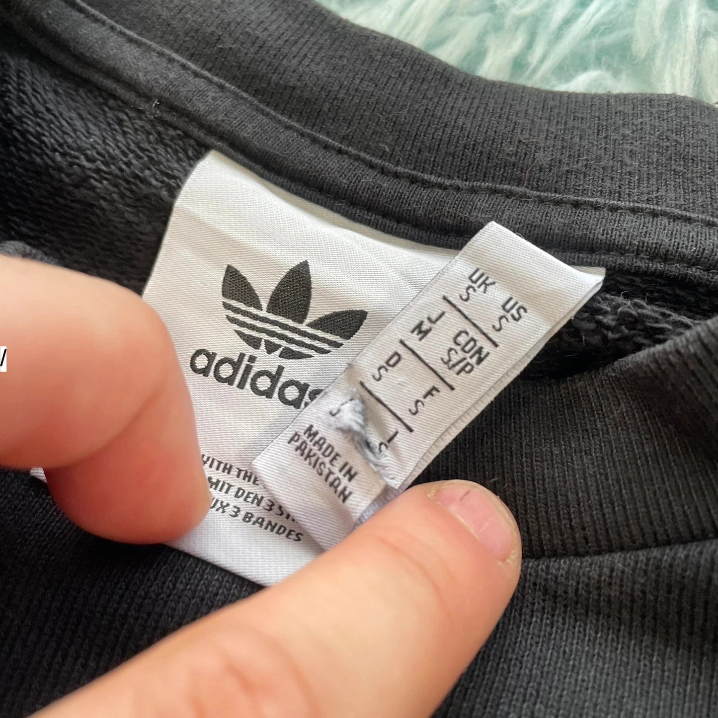 Black Adidas Sweatshirt - Small