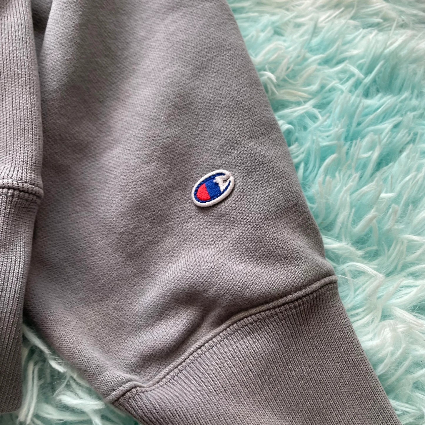 Grey Champion Blank Reverse Weave Sweatshirt - Large