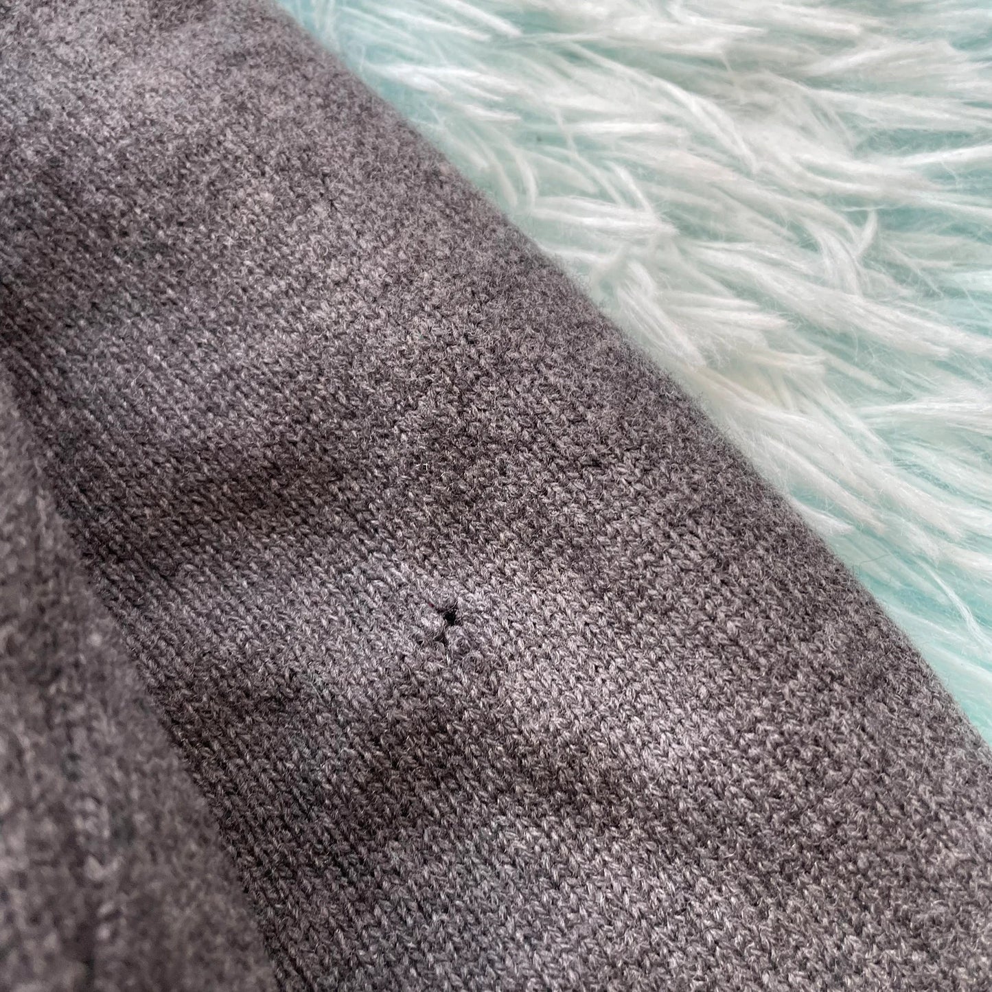 Grey Polo Ralph Lauren 1/4 Zip Jumper Wool Cashmere - Medium