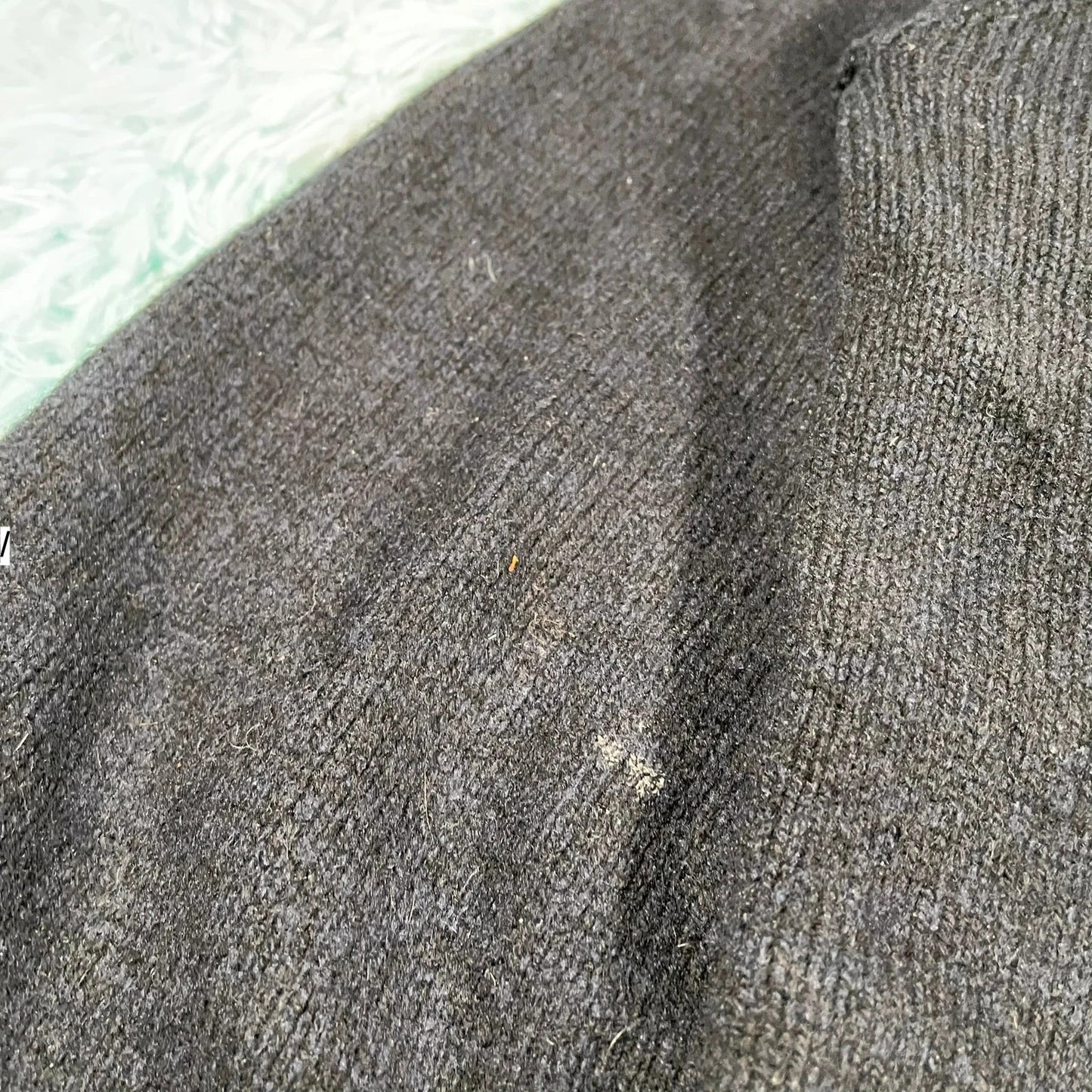 Black Sunspel Lambswool Knitted Jumper - Medium