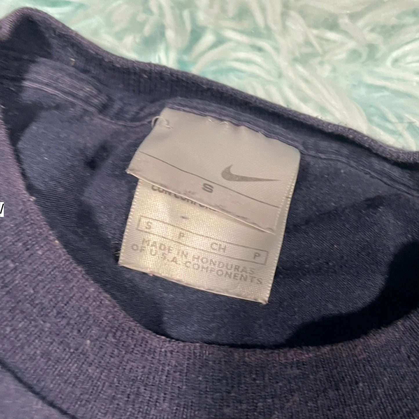 Vintage 00s Navy Nike Graphic T Shirt - Small