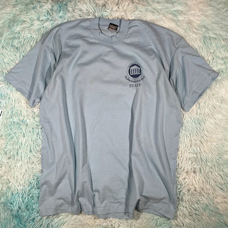Vintage 90s Baby Blue Virginia Graphic T Shirt - XL