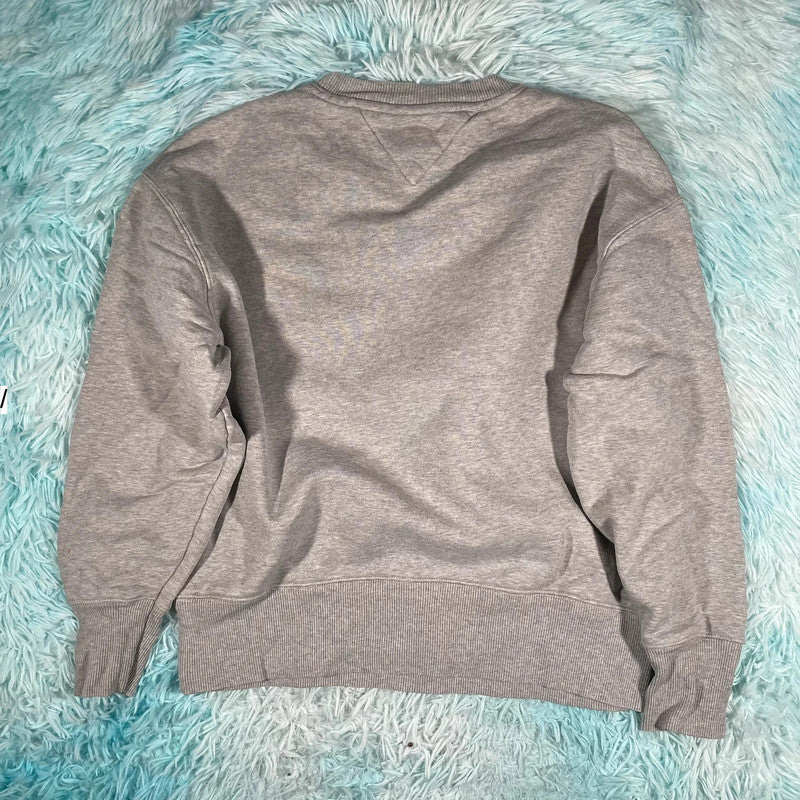 Grey Tommy Jeans Sweatshirt - Small