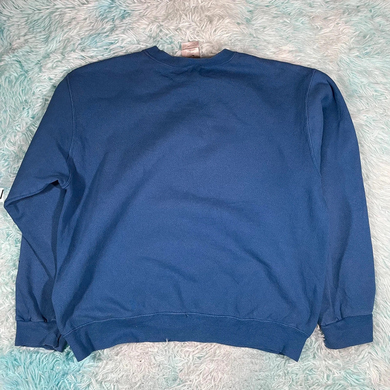 Vintage 00s Blue Nike Sweatshirt Heavyweight- Large