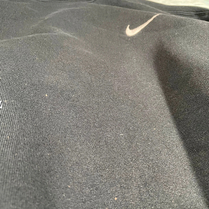 Vintage 90s Black Nike Sweatshirt Heavyweight - Large