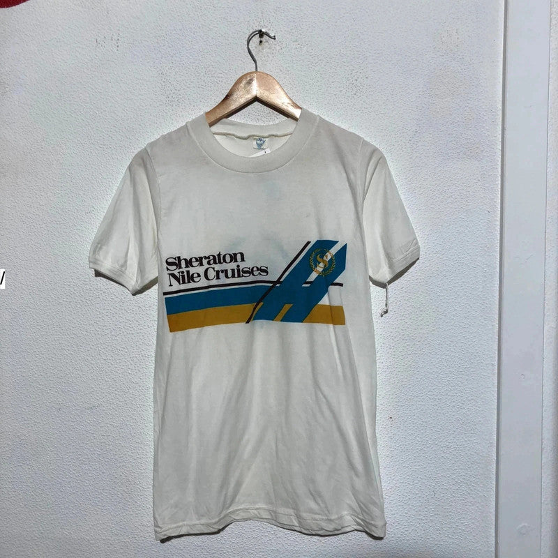 Vintage 80s Sheraton Nike Cruises T Shirt Graphic - Medium