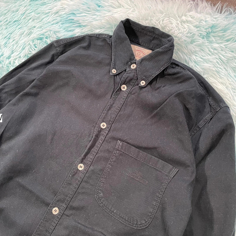 Vintage 90s Black Armani Jeans Shirt - Medium
