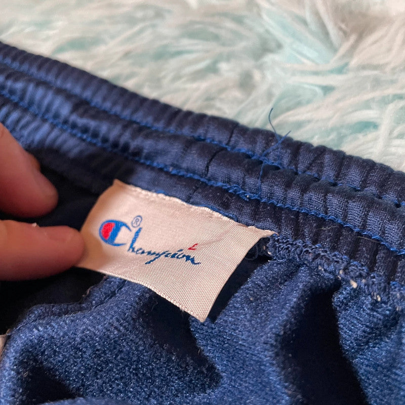 Vintage 90s Navy Champion Tracksuit Bottoms - Large