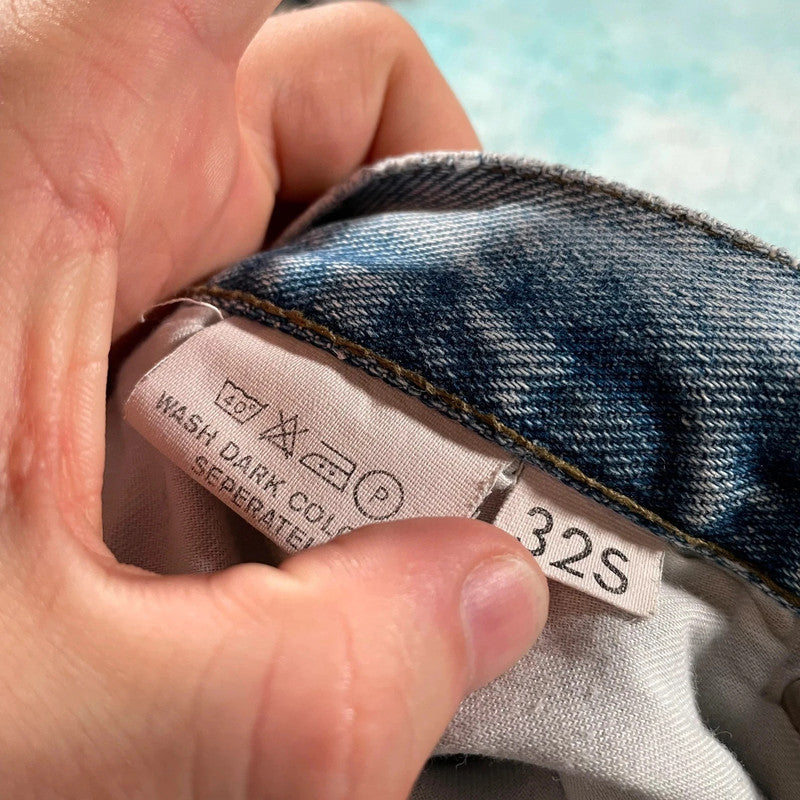Vintage 90s Lightwash Jeans Tapered - 32W
