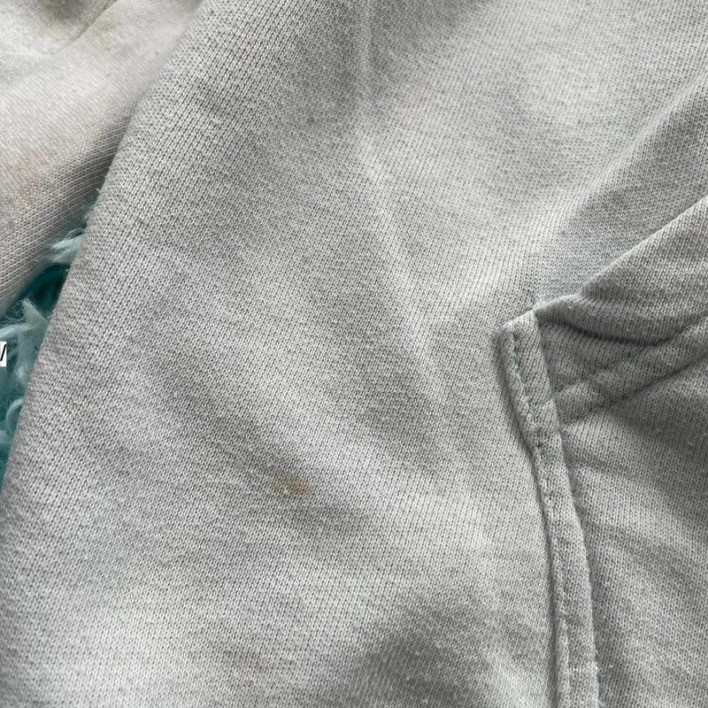 Baby Blue Schott Hoodie Full Zip - Medium