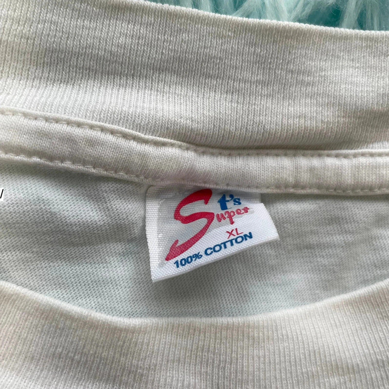 Vintage 1998 White Triathlon Graphic T Shirt - XL