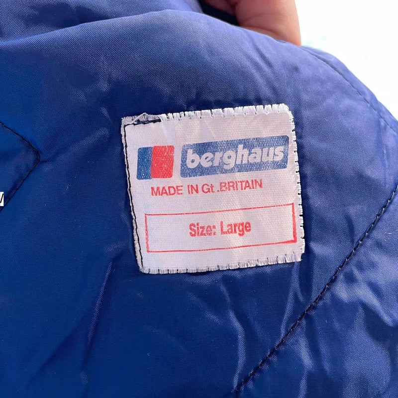 Vintage 90s Blue Berghaus Coat Jacket - Large