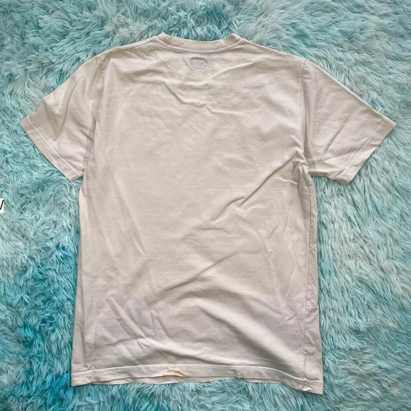 White Evisu Print T Shirt - Medium