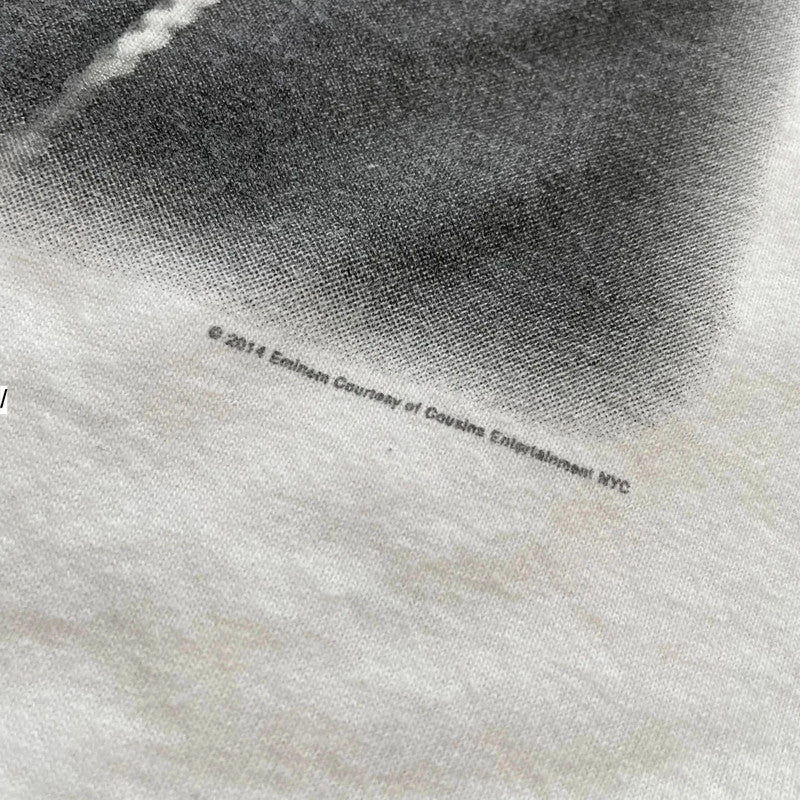 2014 White Eminem Graphic Rap T Shirt - Medium