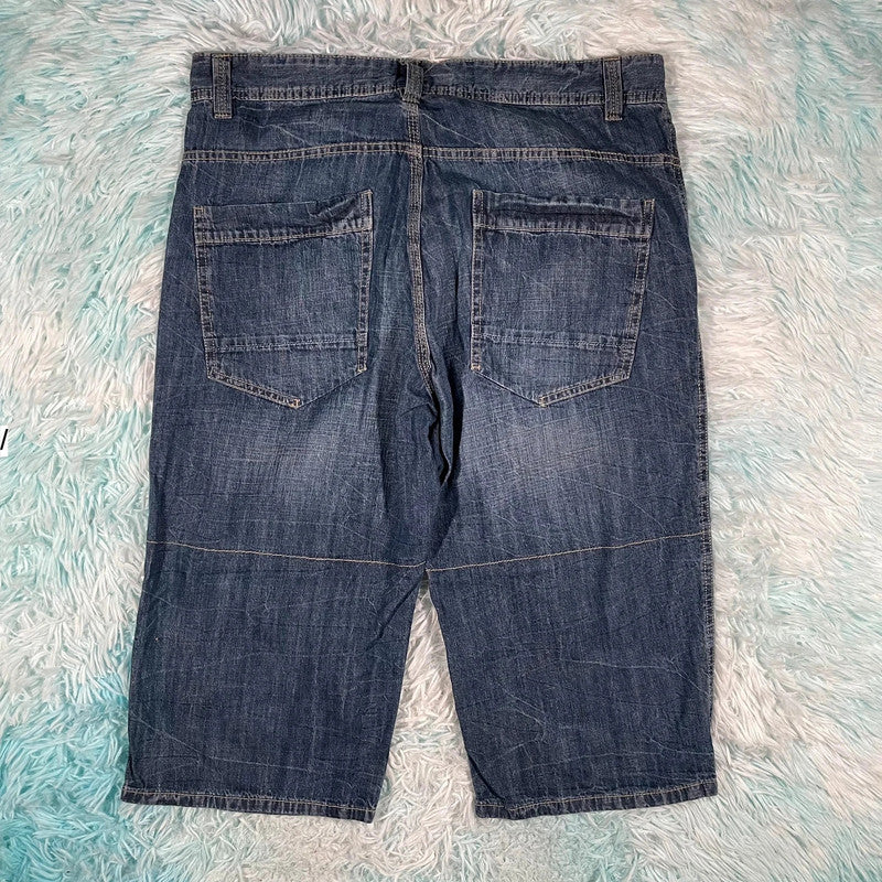 Vintage 00s Denim Jean Shorts Jorts - 34w