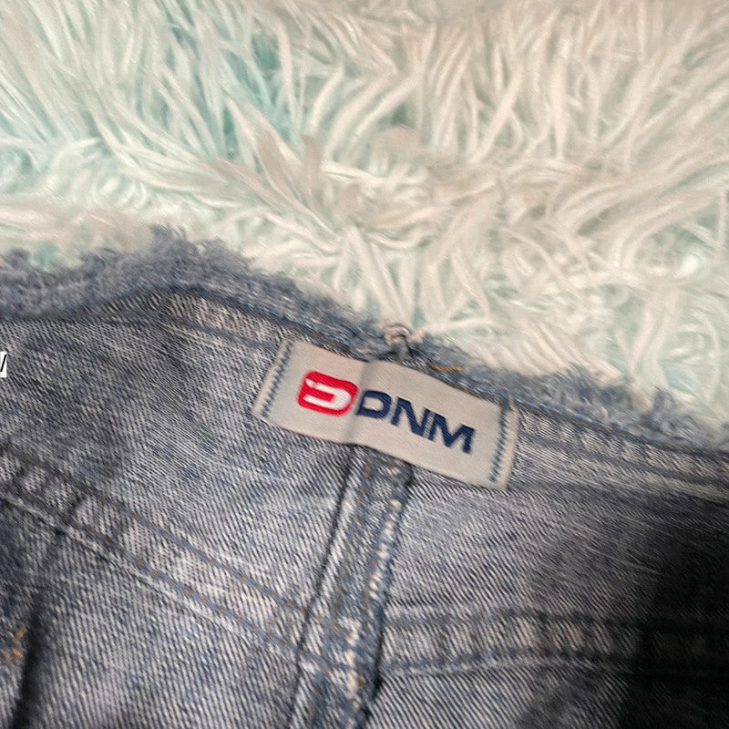 Vintage 00s Denim Skirt Pencil - Size 14
