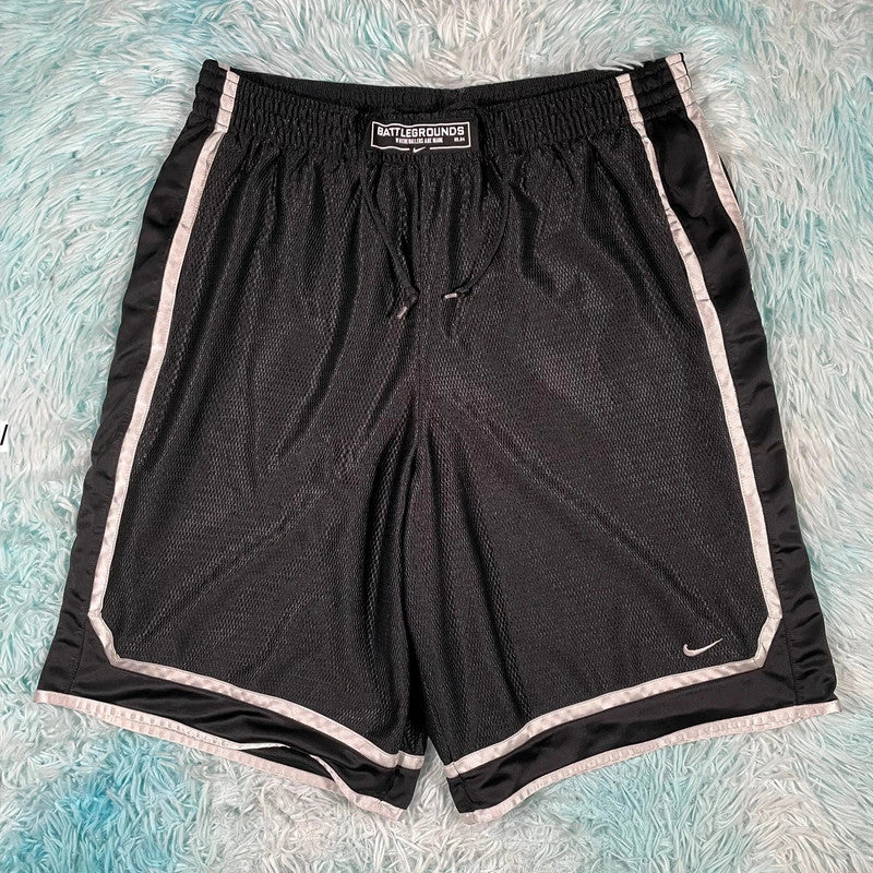 Vintage 00s Black Nike Shorts Battleground - XL