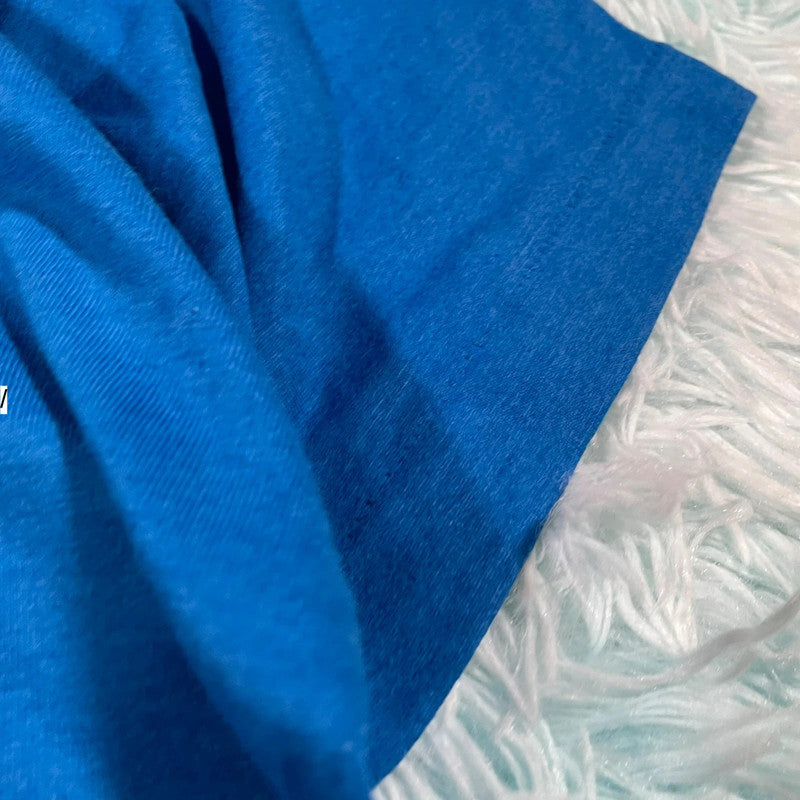 Vintage 90s Blue USA Eagle Print T Shirt - XL