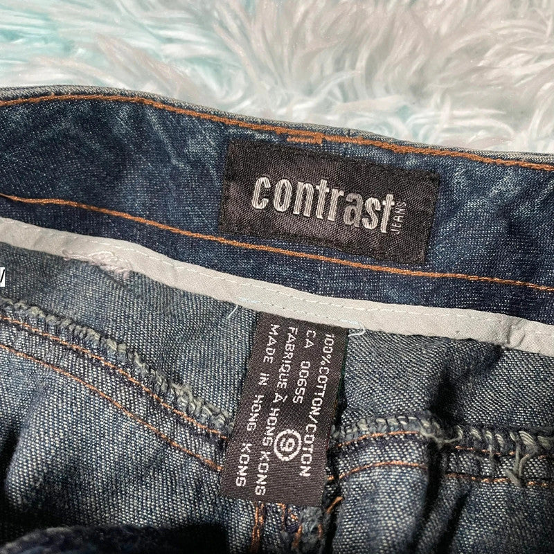 Vintage 90s Long Denim Skirt Pencil - Size 8