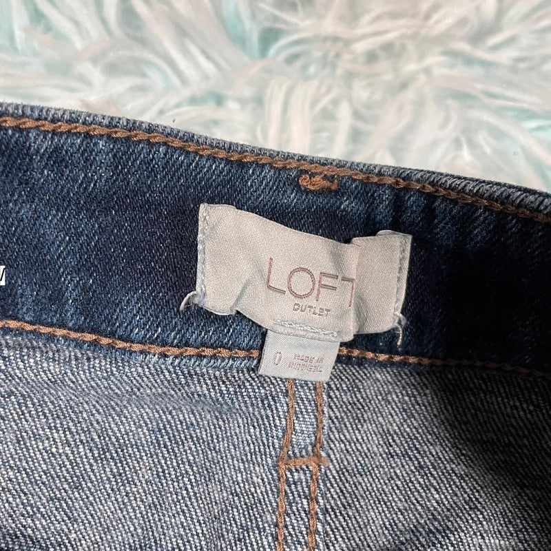 Vintage 00s Denim Mini Skirt - Size 8