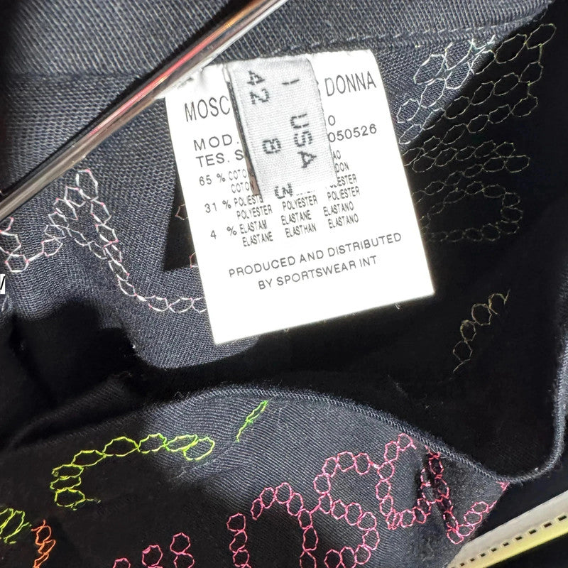 Vintage 00s Black Moschino Trousers - Size 8