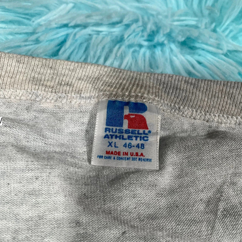 Vintage 90s Grey Martial Arts Graphic T Shirt - XL