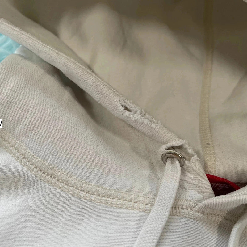 White Supreme Hoodie - Large
