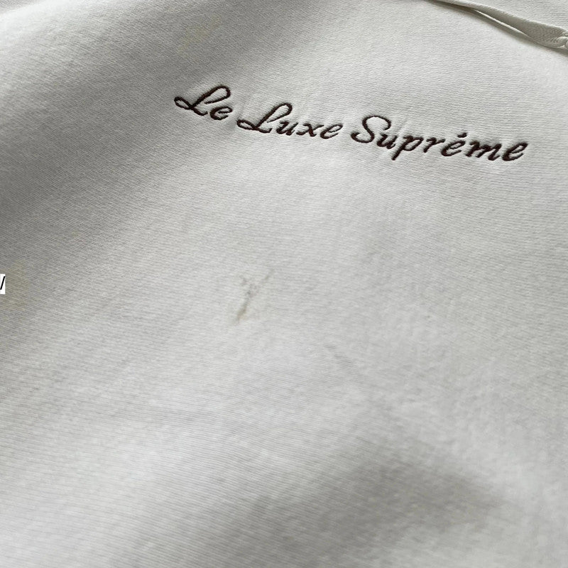 White Supreme Hoodie - Large