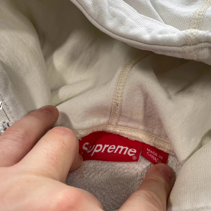 White Supreme Hoodie - Large