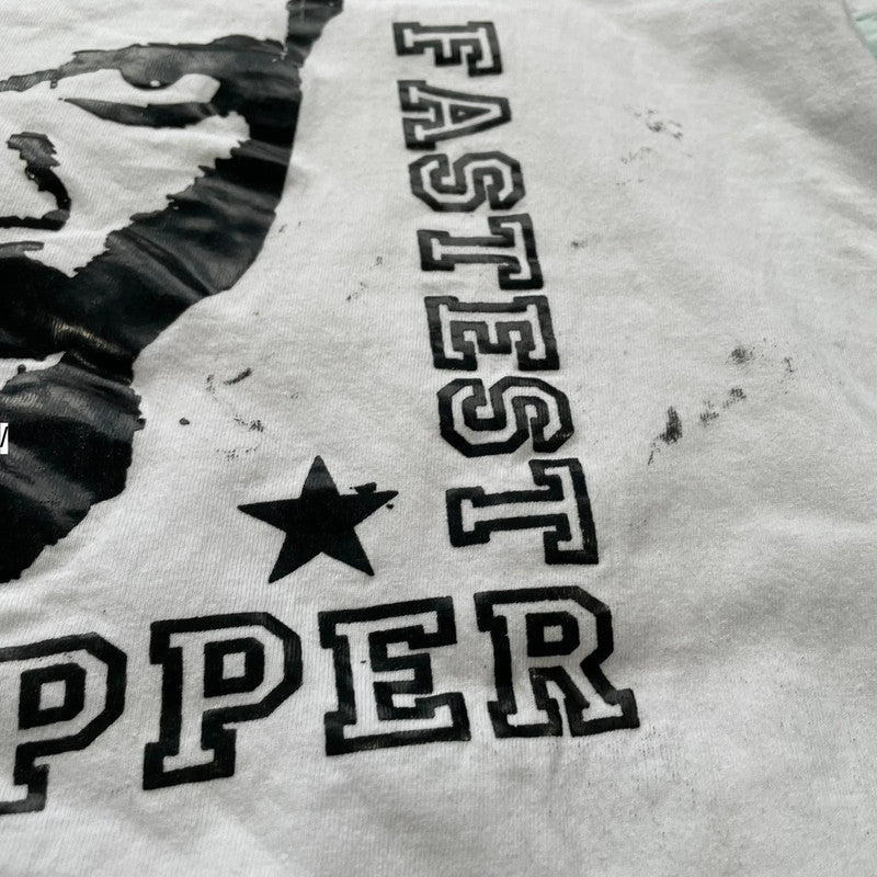 Vintage 90s White Sarkodie Rap T Shirt - Medium