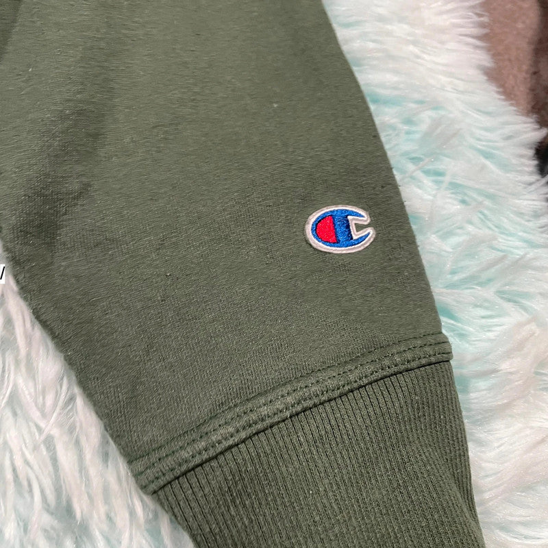 Dark Green Champion Sweatshirt - Large
