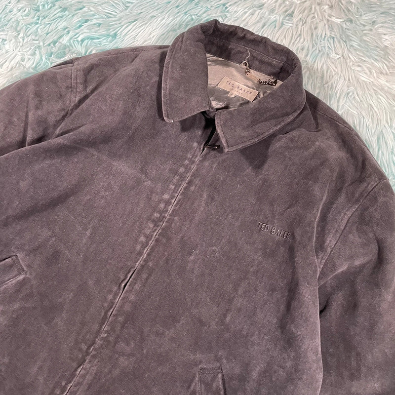 Vintage 00s Black Ted Baker Bomber Jacket - Large