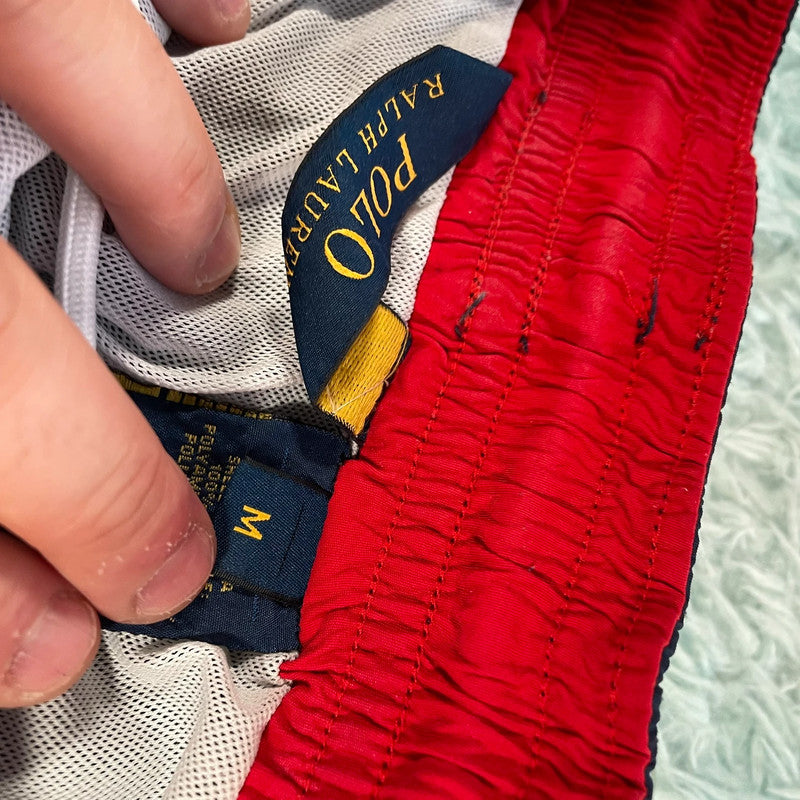 Navy Polo Ralph Lauren Swim Shorts - Medium